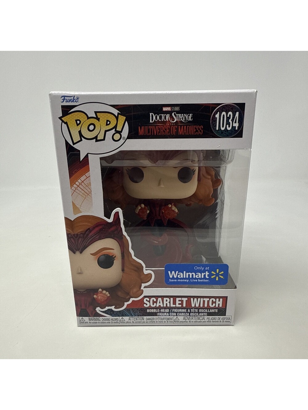 Funko Pop! Vinyl Marvel Scarlet Witch 1034 Walmart Exclusive Figure